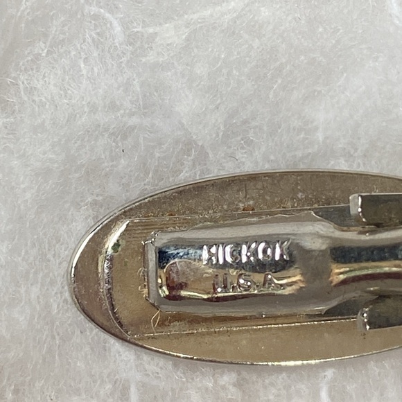 3 vintage tie clips marked with Hickok - Picture 6 of 6